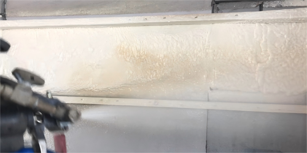 Technical points of polyurethane rigid foam spraying construction