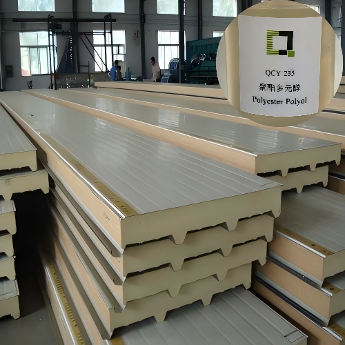 Best Suitable for Continuous Sandwich Panels Polyester Polyol (QCY-235)